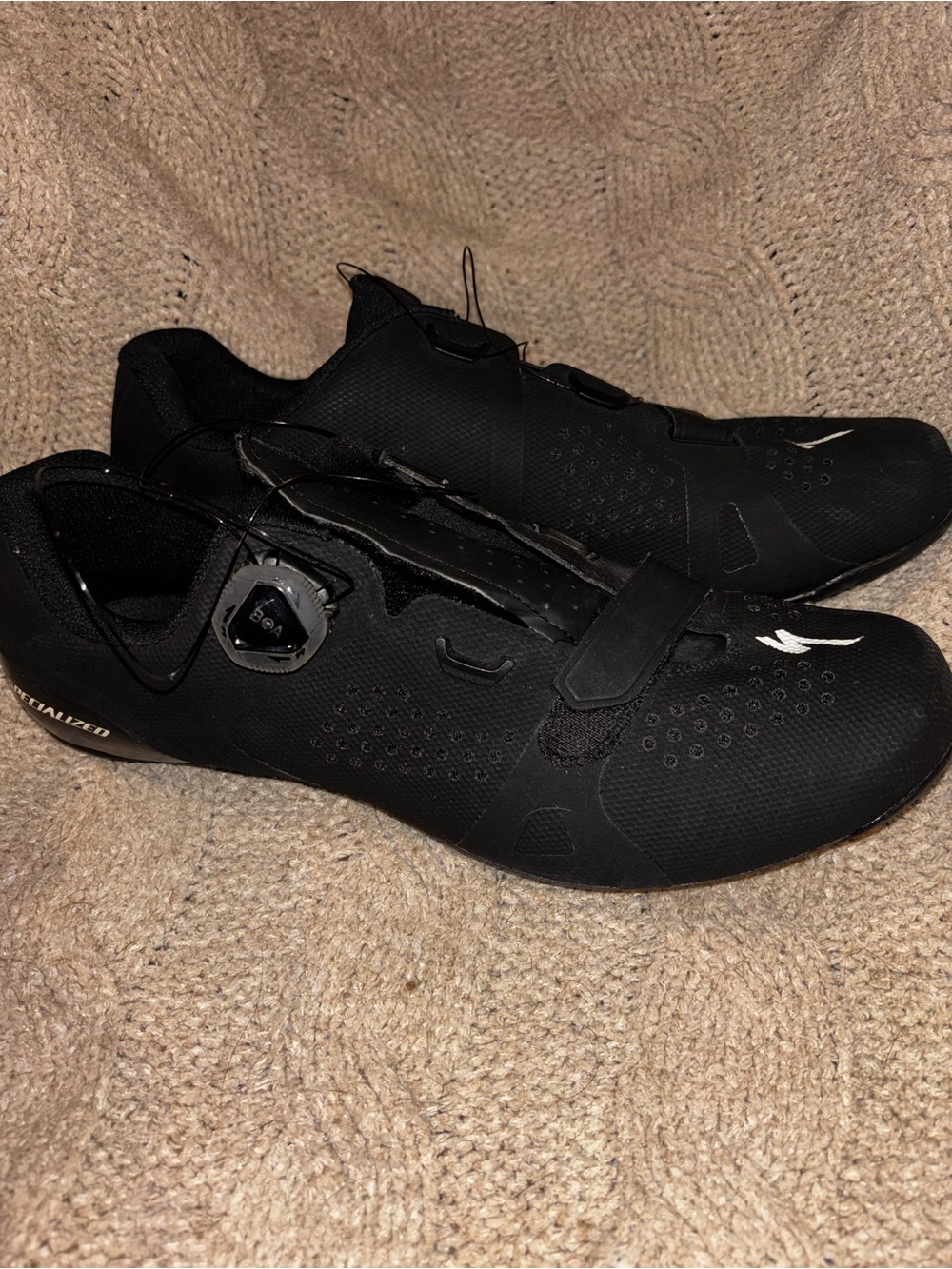 Specialized Torch 3.0 Black Road Cycling Shoes BOA Dual Dial EU 45 / US 11.5